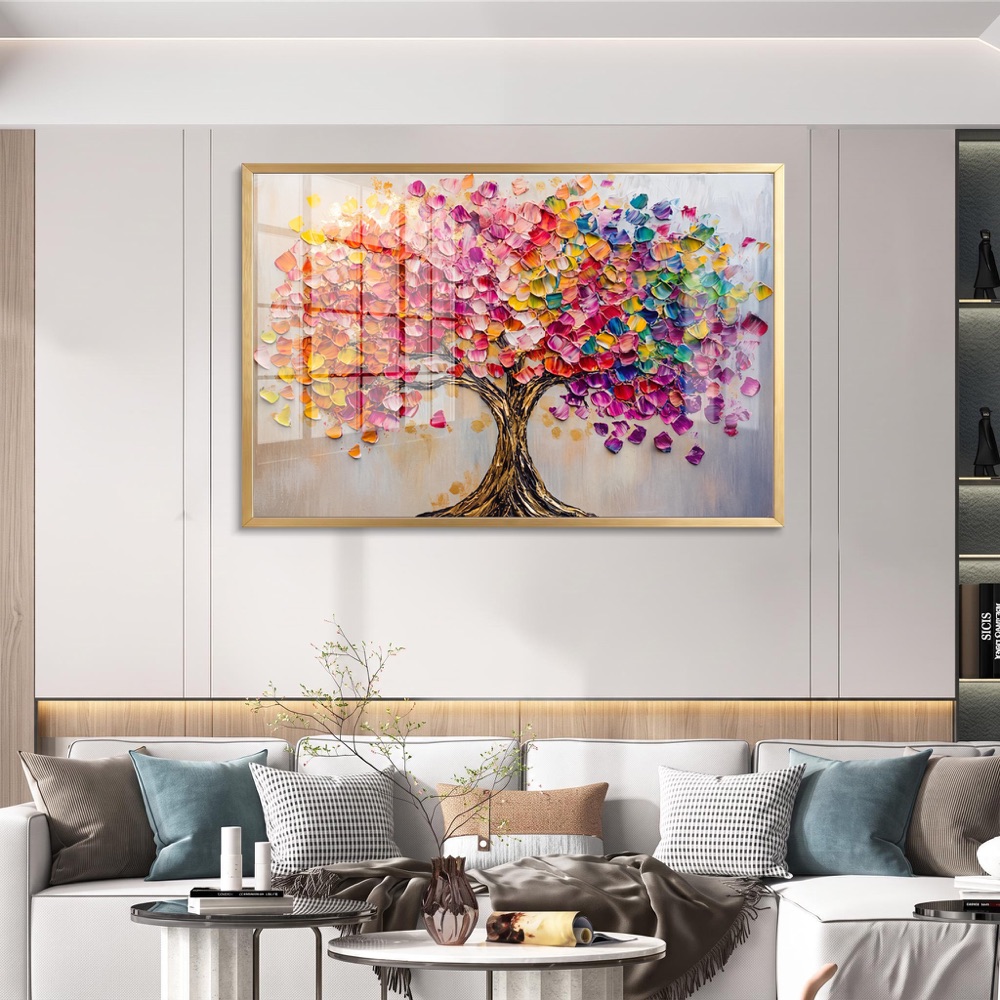 Confetti Petal Tree of Life Canvas Art - Image 2