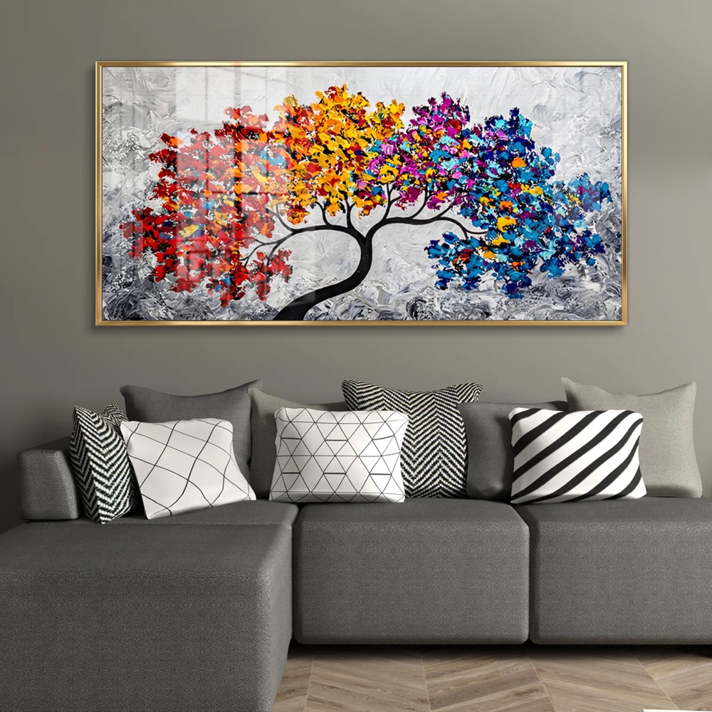 Arched Rainbow Tree of Life Canopy Wall Art - Image 2