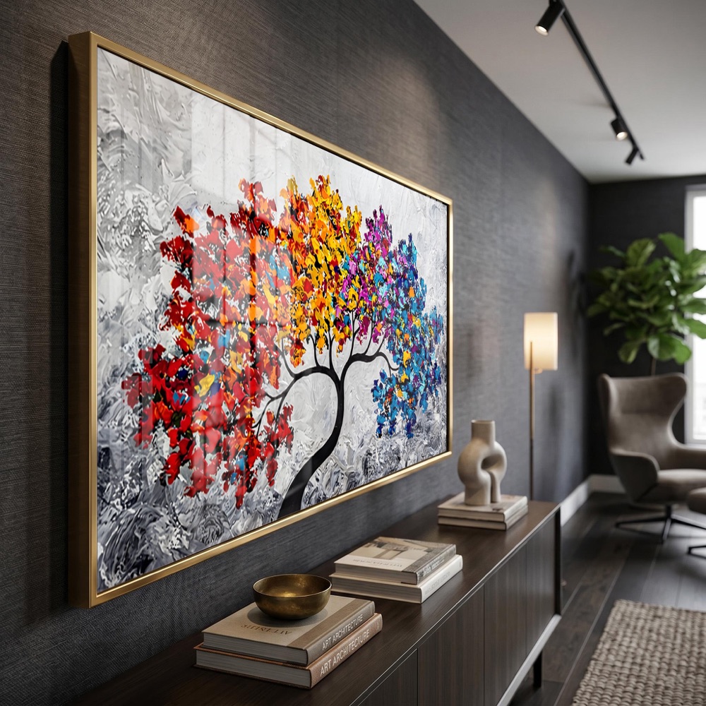 Arched Rainbow Tree of Life Canopy Wall Art - Image 3