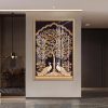 Mughal Arch Tree of Life with Peacocks Painting
