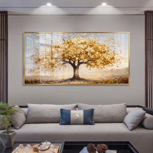 Golden Tree of Life Mountain Valley Art